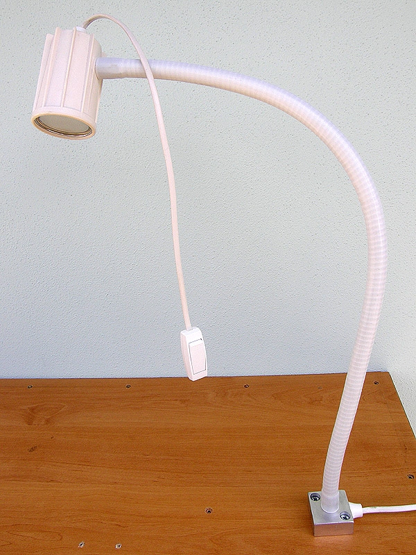 Detail zakázkové lampy